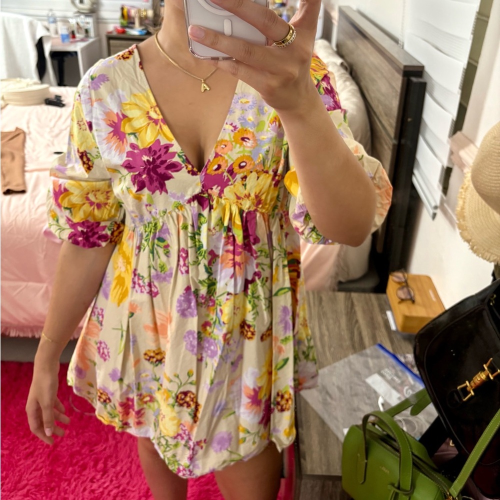 H&M Floral Mini Dress